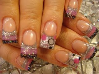 2010 Nails, Mcbling Nails, Nail Art Designs Images, Kitty Nails, Hippie Nails, Punk Nails, Nail Candy, Hello Kitty Nails, Finger Nails