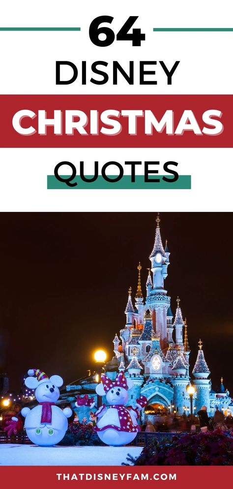 64 Disney Christmas Quotes That'll Certainly Fill You With Good Cheer - That Disney Fam Disney Christmas Sayings, Disney Christmas Captions, Disney Christmas Card Ideas, Disney Christmas Quotes, Pixar Up Quotes, Disney Birthday Quotes, Christmas Cheer Quotes, Christmas Captions Instagram, Disney Poems