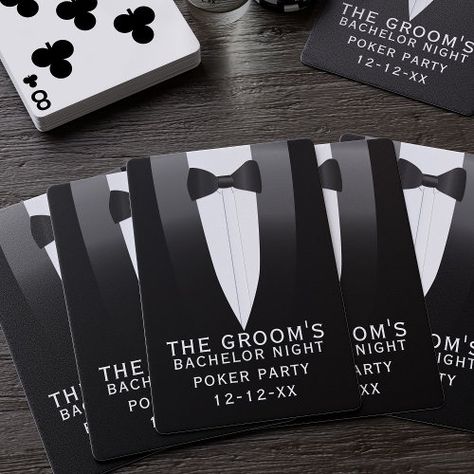 Tuxedo Wedding Bachelor Party Groomsmen Favor for $11.95 - Wedding Cards Bachelor Party Decorations For Men, Bachelor Gift Ideas, Diy Groomsmen Gifts, Bachelor Party Ideas, Groomsmen Favors, Groom Bow Tie, Groomsmen Gifts Unique, Poker Party, Wedding Tuxedo