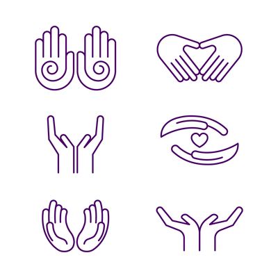 Healing Hands Logo Vector - Download Free Vectors, Clipart Graphics & Vector Art Healing Logo, Massage Logo, Hand Symbols, Hands Icon, Spa Logo, Logo Design Set, Hand Sticker, Free Logo Templates, Vector Art Design