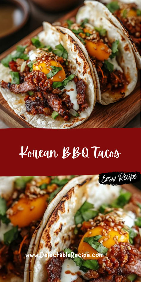 Korean Bbq Beef Tacos, Korean Bbq Appetizer, Korean Bbq Pork Tacos, Korean Smash Tacos, Korean Bbq Stir Fry, Healthy Korean Bbq, Korean Slaw, Korean Bbq Recipes, Vegan Korean Bbq