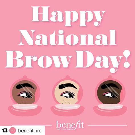 Tami Callahan on Instagram: “💕HAPPY NATIONAL BROW DAY! 💕 Stop by your favorite Benefit location to see the Hot and New Brow Styler !! #benefit #benefitbrows…” Beauty Salon Marketing, Benefit Makeup, Favorite Makeup Products, Benefit Cosmetics, Beauty Services, Sephora, Eyebrows, Things To Sell, Makeup