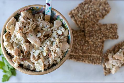 Jackfruit Chicken Salad, Chicken Salad With Almonds, 86 Eats, Jackfruit Chicken, Almond Chicken Salad, Salad With Almonds, Tarragon Chicken Salad, Vegan Chicken Salad, Instant Loss