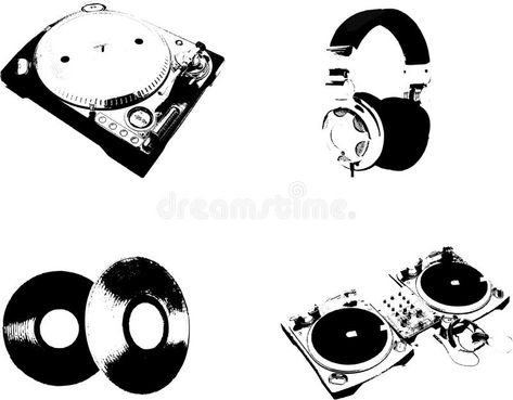 Dj objects. Djs set of silhouette vectors elements #Sponsored , #SPONSORED, #sponsored, #objects, #vectors, #elements, #Djs Dj Elements, Dj Vector, Dj Illustration, Information Technology Logo, Elements Illustration, Dj Set, Technology Logo, Information Technology, Rock Star