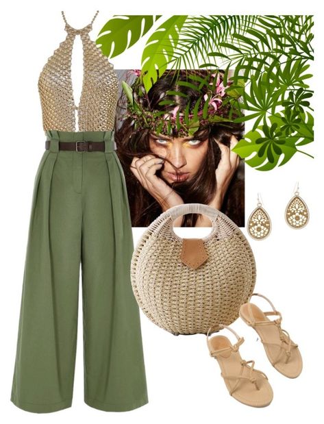 "Like Amazonian outfit -  for the hot jungle summer" by mesar79 ❤ liked on Polyvore featuring River Island and Sparkling Sage Jungle Themed Outfits Women, Jungle Vibes Outfit, Forest Party Outfit, Jungle Inspired Outfit, Welcome To The Jungle Theme Outfit, Summer Theme Outfit, Jungle Theme Outfit Women, Jungle Theme Outfit, Jungle Party Outfit