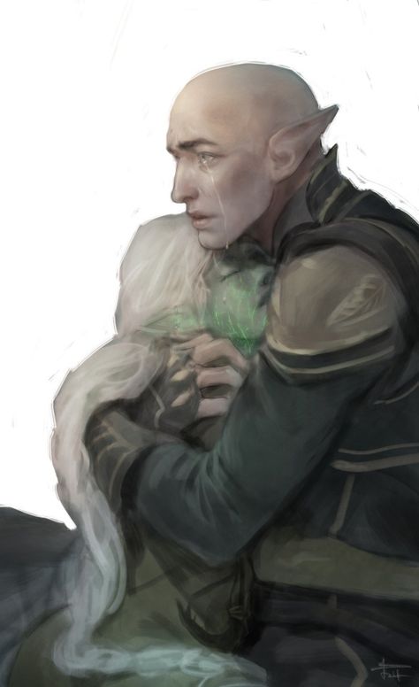 (20) If I have to choose between sacrificing Lavellan and Solas to save the world ....... – @pickled0ctopus on Tumblr Dragon Age Inquisition Solas, Solas X Lavellan, Solas Lavellan, Dragon Age Comics, Dragon Age Solas, The Dread Wolf, Dragon Age Fanart, Solas Dragon Age, Dread Wolf