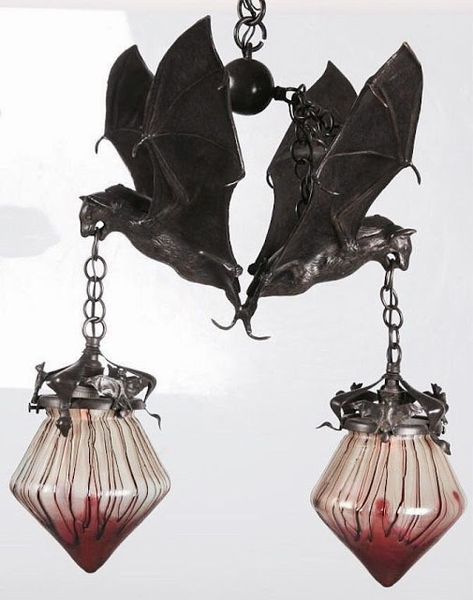 Gothic Chandelier, Bat Hanging, Bat Light, Bronze Fixtures, Dark Decor, Gothic Furniture, Goth Home Decor, Goth Decor, Goth Home