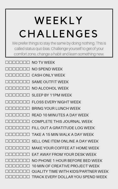 Weekly Challenges, Vie Motivation, Weekly Saving, Self Care Activities, Planner Organization, Marketing Strategies, Self Care Routine, Self Improvement Tips, Journal Prompts