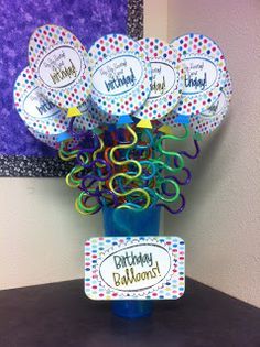 Welcome Back To School Bulletin Boards Ideas | Back to School/Bulletin Boards Birthday Balloon Surprise, Classroom Birthdays, Balloon Surprise, Class Birthdays, Student Birthdays, Beginning Of School Year, Classroom Birthday, Beginning Of Year, School Birthday