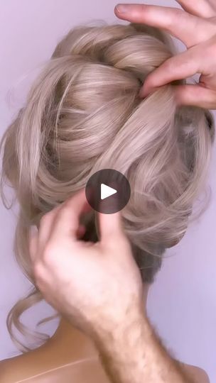 The Pammy Updo, Updo 90s Hairstyles, Old Fashion Updos, High Bridal Updo Tutorial, High Twist Updo, Fancy Hair Down Styles, Easy Vintage Updo, How To Do Updos For Long Hair, Formal French Twist Updo