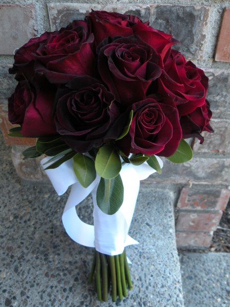 Burgundy Roses Bouquet, Red Bridal Bouquet Rose, Dark Roses Bouquet, Rose Bouquet Wedding Red, Dark Red Wedding Bouquet, Wine Red Bouquet, Wine Red Flower Bouquets, Dark Red Rose Bouquet Wedding, Deep Red Bouquet