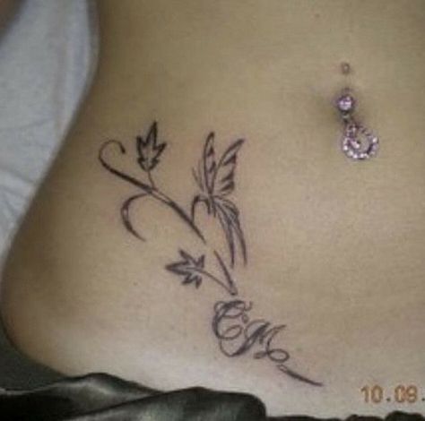 Lower Stomach Tattoos For Women, Lower Belly Tattoos, Abdomen Tattoo, Stomach Tattoos Women, Belly Tattoos, Torso Tattoos, Small Pretty Tattoos, Pretty Tattoos For Women, Dope Tattoos For Women