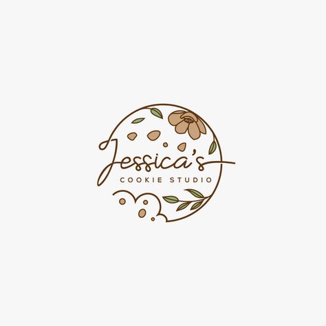 Dessert Logo Design Sweets, Food Logo Aesthetic, Homemade Bakery Logo Design, Sweet Logo Design, Logo Food Design, Celebration Aesthetic, Aesthetic Logos, Logo Sweet, Pastry Logo