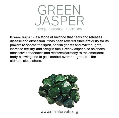 Green Jasper Meaning, Jasper Stone Meaning, Book Of Shadows Inspiration, Witch Stones, Crystal Identification, Balance Chakras, Jasper Meaning, Minerals Crystals Stones, Crystal Healing Chart