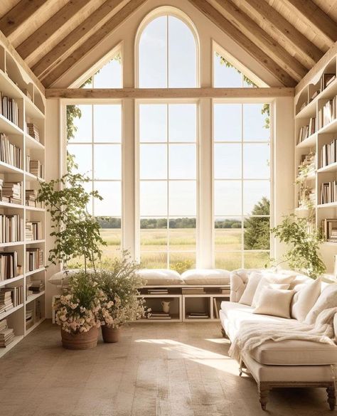 Scandinavian Farmhouse Style, Cozy Home Library, French Provincial Home, Luxury Closets, Closets Design, Scandinavian Design Style, Scandinavian Farmhouse, Prairie House, Becki Owens