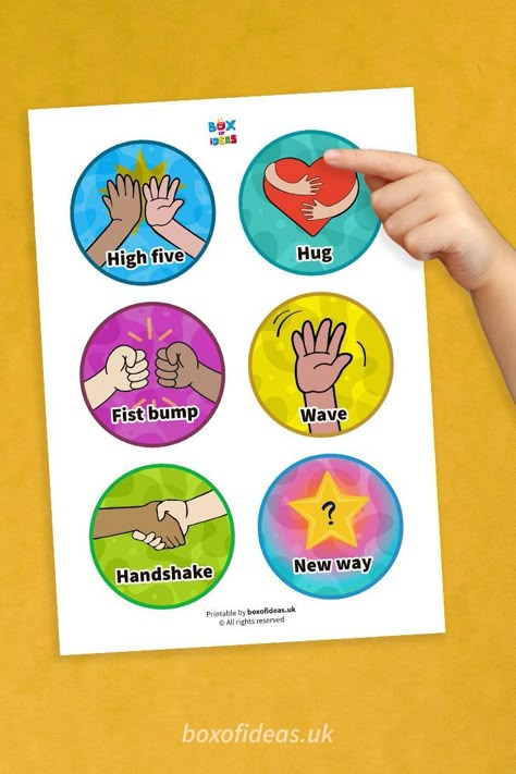 Free Morning Greetings Chart for Preschool | Box of Ideas Sign Activities For Preschool, Esl For Preschoolers, Morning Greeting Choices, Chart For Preschool, Kindergarten Teacher Classroom, Spanish Teacher Classroom, Free Classroom Printables, Teacher Classroom Decor, Greeting Ideas