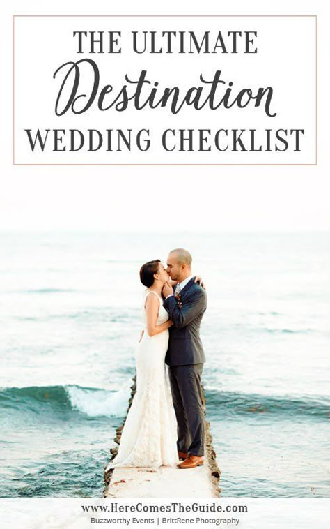 Ultimate Wedding Checklist, Destination Wedding Checklist, Wedding Destination Ideas, Wedding Checklists, Dream Destination Wedding, Wedding Destinations, Wedding Planning Guide, Destination Wedding Ideas, Wedding Travel