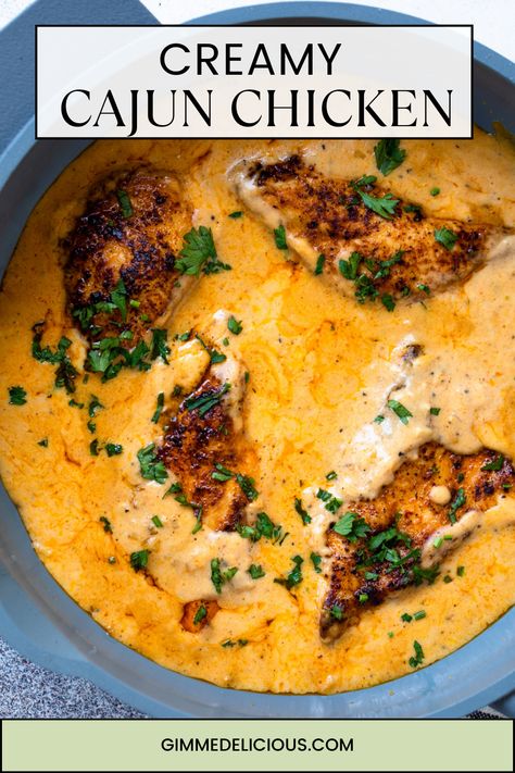 Creamy Cajun Chicken Recipes With Cajun Seasoning, Things To Make With Cream Of Chicken, Cajun Chicken Pot Pie, Sauce For Chicken And Potatoes, Garlic Smothered Chicken, Creamy Chicken Recipes With Rice, Sauce To Go With Chicken, Restaurant Quality Recipes Dinners, Creamy Chicken Meals