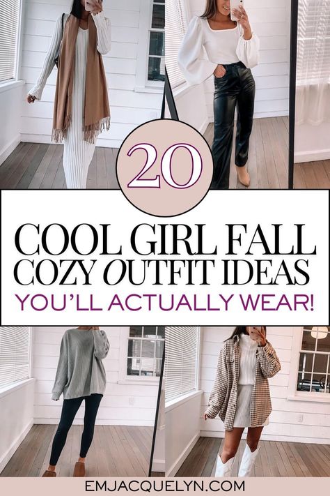 Refresh your wardrobe with Effortless Fall Outfits that showcase the best of Women's Style. Explore a variety of Women's Autumn Outfit ideas, from statement pieces to timeless classics. Stay stylish and comfortable with looks that make dressing for the cooler months a breeze, no matter the occasion. Autumn Weekend Outfit, Casual Weekend Outfits For Women, Girls Weekend Outfits, Effortless Fall Outfits, Comfortable Fall Outfits, Fall Weekend Outfits, Warm Winter Fashion, Casual Thanksgiving Outfits, Fall Outfits For Women