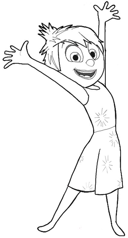 Inside Out Coloring, Joy From Inside Out, New Pixar Movies, Inside Out Coloring Pages, Joy Inside Out, Inside Out Characters, Easy Drawings For Beginners, How To Draw Steps, Disney Art Drawings