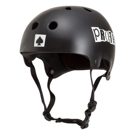 Pro-Tec The Bucky Skate Punk Helmet - Matte Black - SM Skateboarding Protective Gear, Skate Punk, Protective Gear, Bicycle Helmet, Scooters, Skateboarding, Matte Black, Skateboard, Bicycle