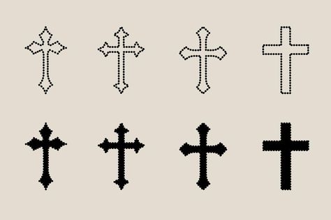 Decorative crucifix religion catholic symbol, Christian crosses. orthodox faith church cross icons design, isolated flat set. Orthodox Symbols, Teen Camp, Christian Crosses, Catholic Symbols, Cross Vector, Catholic Cross, Faith Church, Orthodox Cross, Christian Symbols