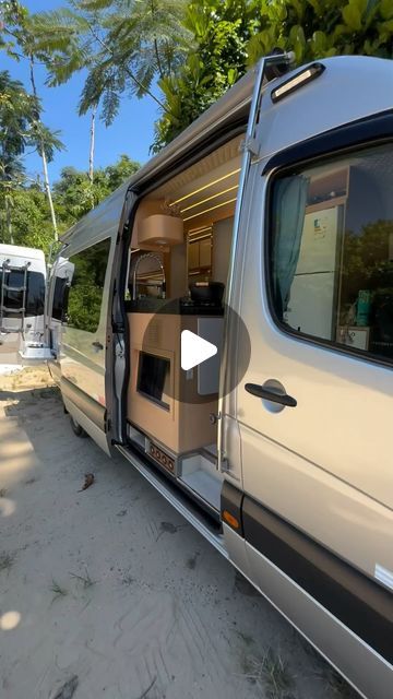 Vanlifer’s Feed on Instagram: "Comment your favorite feature 😍  🚐 @sirius_motorhome   FINALIZADO! Sprinter extra longa rodado duplo  . . #vanlifebuilds #vanlife #outboundliving #vanconversion #tinyhome #vanclan #camperconversion #rvlife #camper #vanlifeideas #builtnotbought #livingvanlife #sprintervan #sprintercamper #vanlifemagazine #vanlifevirals #packthevan #projectvanlife #tinyhome #carpentry #woodwork #vandesign #smallspaces #vwcrafter #vanliferules" Mercedes Benz Camper Van, Cargo Van Camper, Van Set Up Ideas, Vw Crafter Camper Conversion, Crafter Camper Conversion, Travel Van Ideas, Camper Van Renovation, Vivaro Camper Conversion, Camper Van Ideas