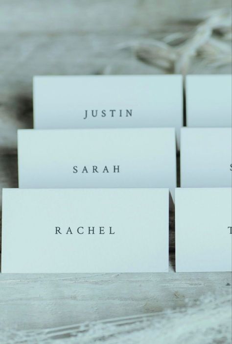 #namecards Wedding Guest Name Tags Table Cards, Diy Name Tags Wedding Table Cards, Simple Place Cards Wedding, Wedding Table Guest Names, Table Names Cards, Simple Wedding Name Cards, Name Cards For Wedding Place Settings, Diy Name Cards Place Settings, Guest Cards Wedding