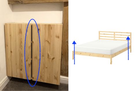 How to close the gap between IVAR Doors for good - IKEA Hackers Ivar Shelving, Under Eaves Storage, Ikea Cupboards, Ivar Cabinet, Ikea Ivar Cabinet, Paint Styles, Furniture Storage Ideas, Murphy Bed Desk, Side Units