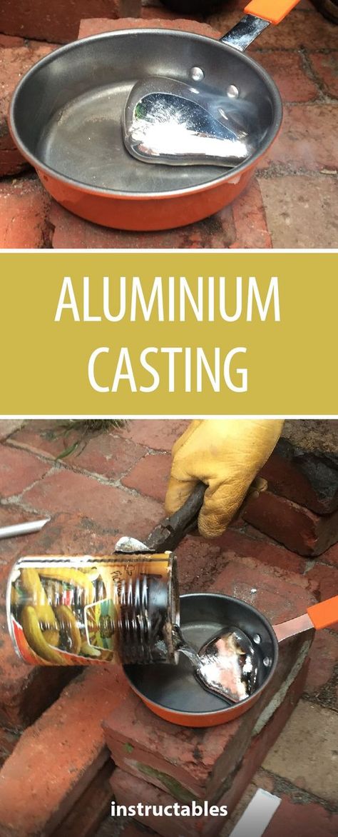 Aluminum Casting, Cool Welding Projects, Scrap Recycling, Aluminum Can Crafts, Aluminum Crafts, Melting Metal, Welding And Fabrication, Diy Welding, Aluminum Cans