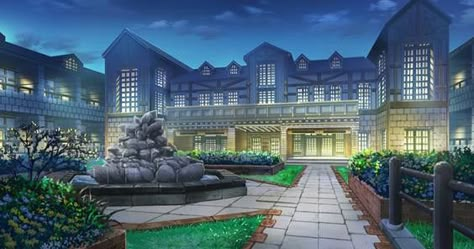 Anime scenery- building (mansion) Anime House, Gacha Background, Episode Interactive, Anime Places, Background Anime, Episode Interactive Backgrounds, Gacha Backgrounds, Episode Backgrounds, Anime City