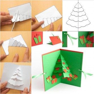 Christmas-Tree-Pop-up-Card-DIY | Wonderful DIY Christmas Tre… | Flickr Pop Up Christmas Cards, Simple Christmas Cards, Christmas Pops, Handmade Christmas Tree, Homemade Christmas Cards, Paper Christmas Tree, Christmas Tree Cards, Christmas Card Template, Tree Cards