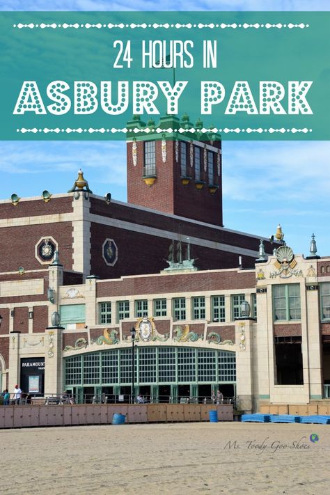 Asbury Park regularly finds itself on many of NJ's "Best" lists. Now I know why! | Ms. Toody Goo Shoes Ocean Grove Nj, Asbury Park New Jersey, Orange And Blue Color Palette, Bead Tattoo, Best Us Travel Destinations, Rosary Bead Tattoo, Us Bucket List, New England Beach, Fall Nyc