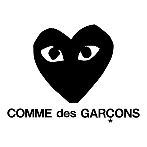 Comme des Garcons Logo Comme Des Garcons Wallpaper, Streetwear Logos, Streetwear Logo, Art Alevel, Fashion Logo Branding, Off-white Logo, Pharmacy Design, Instagram Inspiration Posts, Brand Logos