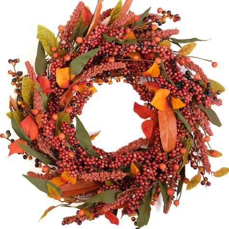 Fall leaf wreaths