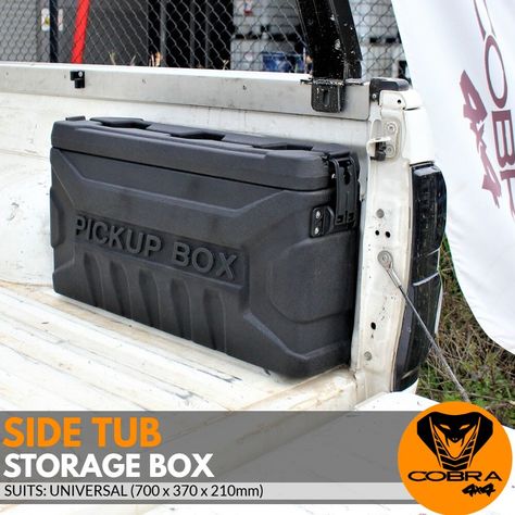 Nissan Frontier 4x4, Truck Storage Box, Suv Storage, Truck Tool Boxes, Bulletproof Clothing, Truck Bed Storage, Metal Tub, Truck Boxes, Truck Tool Box