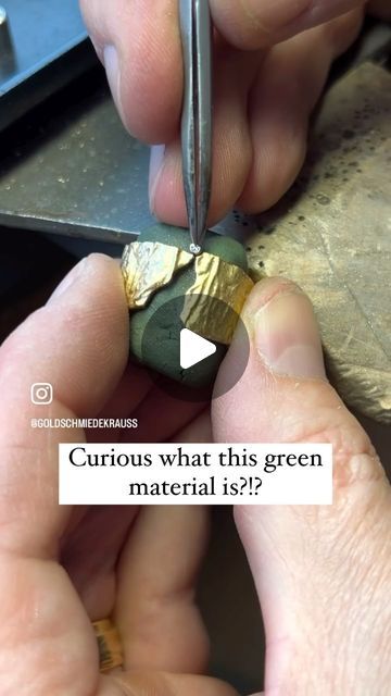 Metalsmith Society on Instagram: "Here is a soldering technique shared by @goldschmiedekrauss ⁣
⁣
People are always curious, “what is the green stuff, and what is the white stuff?!?”⁣
⁣
We use children’s plasticine play dough to hold the settings and ring together, then plaster is poured over that, it holds the piece for soldering.”⁣
⁣
Thank you so much for allowing me to share your video. We appreciate you!⁣
⁣
#solderingtip #jewelrymakingcommunity" Soldering Jewelry Tutorials, Soldering Techniques, Stone Settings Jewelry, Metal Art Jewelry, Silversmithing Jewelry, Metal Jewelry Making, Metalsmithing Jewelry, Soldering Jewelry, Soldering