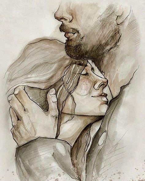 Romantic Drawing, Romance Art, Art Drawings Sketches Creative, Cute Couple Art, Romantic Art, Couple Drawings, Art Inspiration Painting, Book Art Drawings, Couple Art