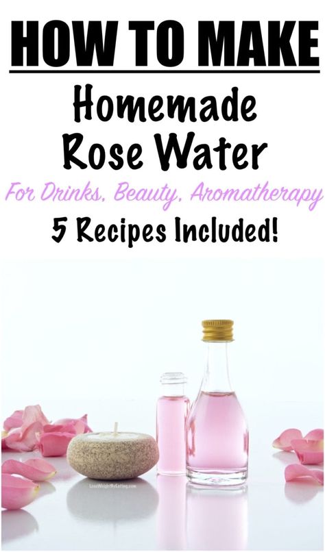 How to Make Rose Water at Home {Only 2 Ingredients} Rose Water Diy Recipes, Diy Rose Water Toner, Rose Water For Hair, Rose Water Recipe, Uses For Rose Water, Rosewater Recipe, Rose Water Hair, Making Rose Water, Homemade Rose Water