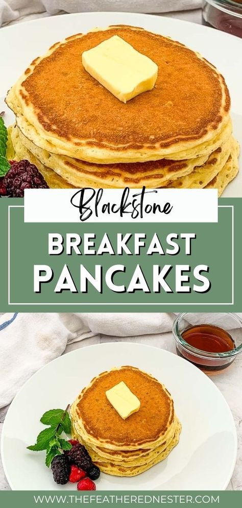 Pancakes Without Milk, Griddle Pancakes, Blackstone Breakfast, Best Griddle, Buttermilk Pancakes Recipe, Breakfast Diner, Pancake Griddle, Stack Of Pancakes, How To Cook Pancakes