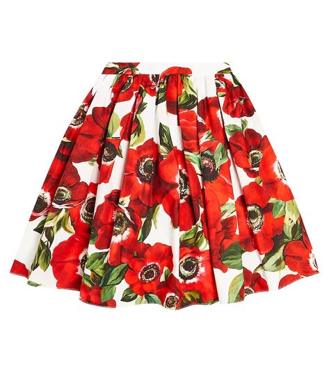 Dolce & Gabbana - Girls, Boys & Baby at Mytheresa Satin Ballet Flats, Poplin Skirt, Dolce Gabbana Shoes, Dolce And Gabbana Kids, Cotton Skirt, Boys Baby, Boys T Shirts, Jersey Dress, Floral Printed