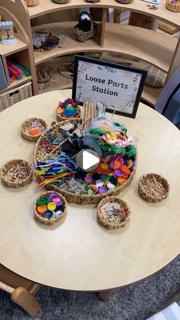 Lose Parts Preschool, Open Ended Resources Eyfs, Loose Parts Kindergarten Activities, Whatever Next Eyfs Activities, Loose Parts Toddlers, Provocations Preschool, Reggio Emilia Provocations, Loose Parts Area, Loose Parts Preschool