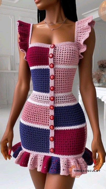 CROCHET PATTERNS AND INSPIRATION (@threadsculptor) • Instagram photos and videos Crochet Hood, Crochet Skirt Pattern, Crochet Beach Dress, Mode Crochet, Crochet Skirts, Crochet Design Pattern, Crochet Clothing And Accessories, Crochet Fashion Patterns, Crochet Dress Pattern