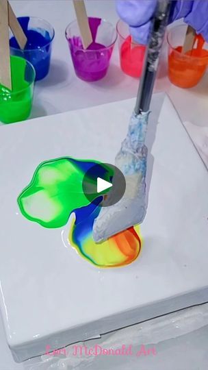 6.1K views · 191 reactions | 🎨✨ New 🌈 rainbow color combo. Explore the dance of colors and creativity with every pour. FOLLOW for more pouring magic. #fluidart #artistic #rainbow #fluidartgallery #art #flow #pouringpaint #fluidartist #art  #artistic #follow | Lori McDonald Art | Scatman John · Scatman (ski-ba-bop-ba-dop-bop) Acrylic Painting Techniques, Painting Rocks, Pour Painting, Amazing Diy, 1k Views, Rainbow Color, Fluid Art, Color Combo, The Dance