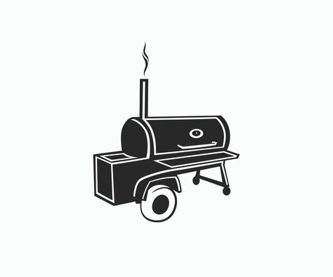 Grill Icon, Smoker Turkey, Barbecue Smoker, Franklin Bbq, Icon Template, Bbq Smoker, Charcoal Bbq, Bbq Smokers, Smoked Turkey