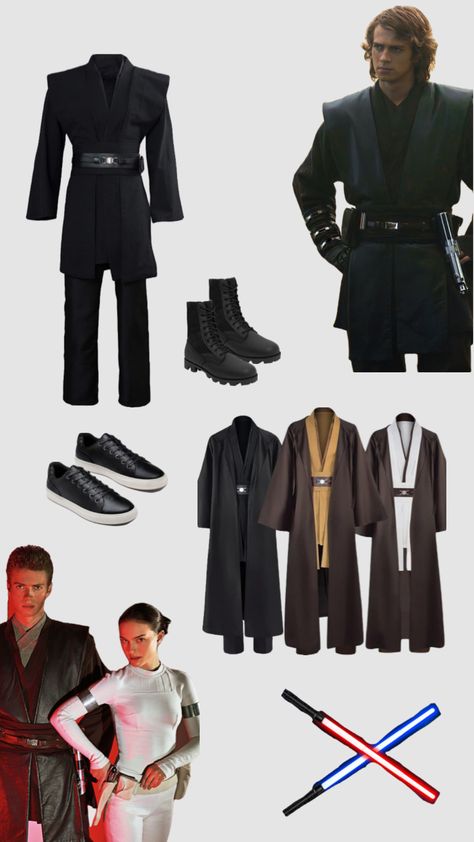 Anakin costume DIY https://www.amazon.com/shop/isa.jansen/list/17FKZZVDFQ9NE?ref_=aipsflist_aipsfisa.jansen Anakin Costume, Star Wars Costumes Diy, Las Winx Club, Star Wars Halloween Costumes, Anakin Padme, Anakin And Padme, Star Wars Aesthetic, Star Wars Halloween, Las Winx