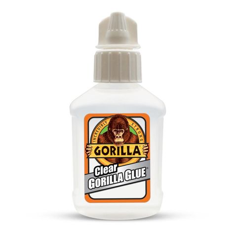 Clear Gorilla Glue | Gorilla Glue Waterproof Glue, Clear Liquids, Elmer's Glue, Gorilla Glue, Clear Glue, Modge Podge, Container Size, Glue Sticks, Adhesive Glue