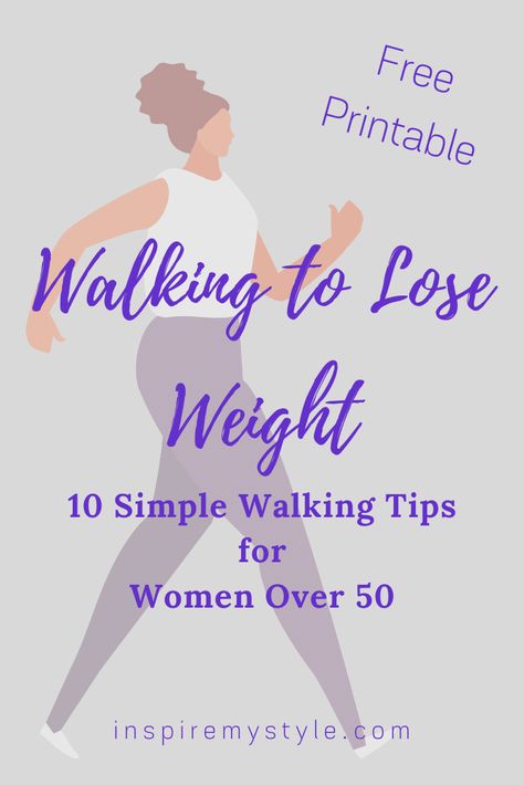 10 simple brisk walking tips for women over 50. Yes, you can walk for fitness as a woman in midlife as part of a healthy lifestyle. Free printable and helpful video, too #brisk #walkingtips #womenover50 #free #printable #video #exercise #fitness #healthylifestyle #ideas Excercise Routine, Walking Tips, Walking Program, Over 50 Fitness, Walking Challenge, Walking Plan, Brisk Walking, Treadmill Workout, Walking Exercise