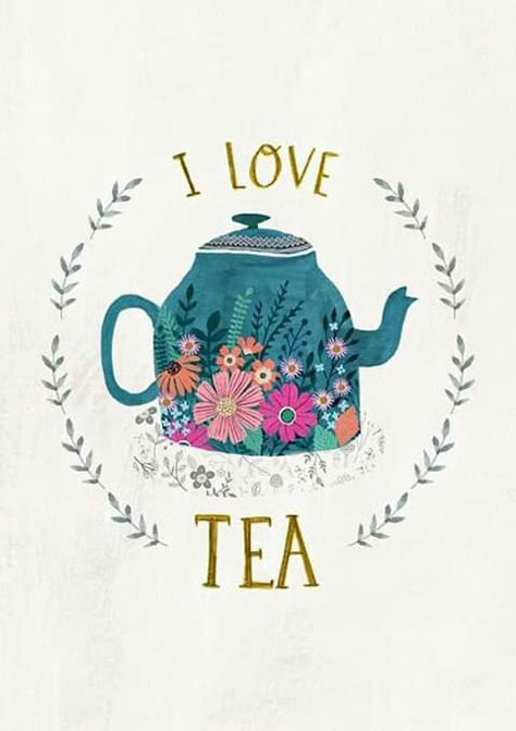 Tee Kunst, Tea Quotes, Tea Love, Cuppa Tea, Love Tea, Animal Illustrations, Tea For Two, Tea Art, My Cup Of Tea