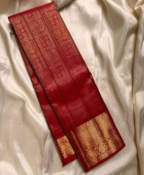 Red Bridal Kanchipuram Saree, Kanchipuram Silk Saree Wedding Red, Gold Silk Saree Indian Bridal, Red Pattu Saree Brides, Red Kanchipuram Saree Bride, Red Silk Saree Kanchipuram, Red Pattu Saree, Red Kanchipuram Saree, Brown Kanchipuram Silk Saree